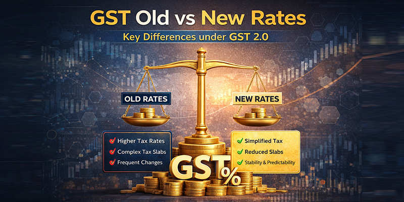 GST Old vs New Rates: Key Differences under GST 2.0
